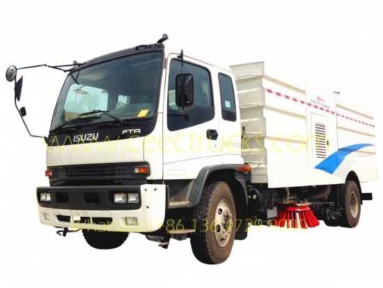 ISUZU 12CBM road sweeper truck – CEEC Trucks