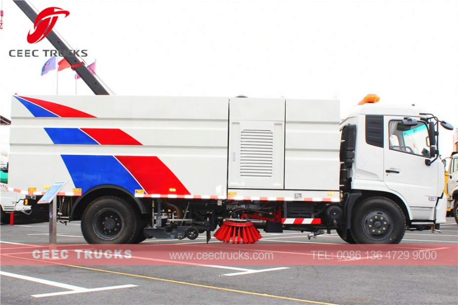 Dongfeng 12,000L road sweeper truck supplier