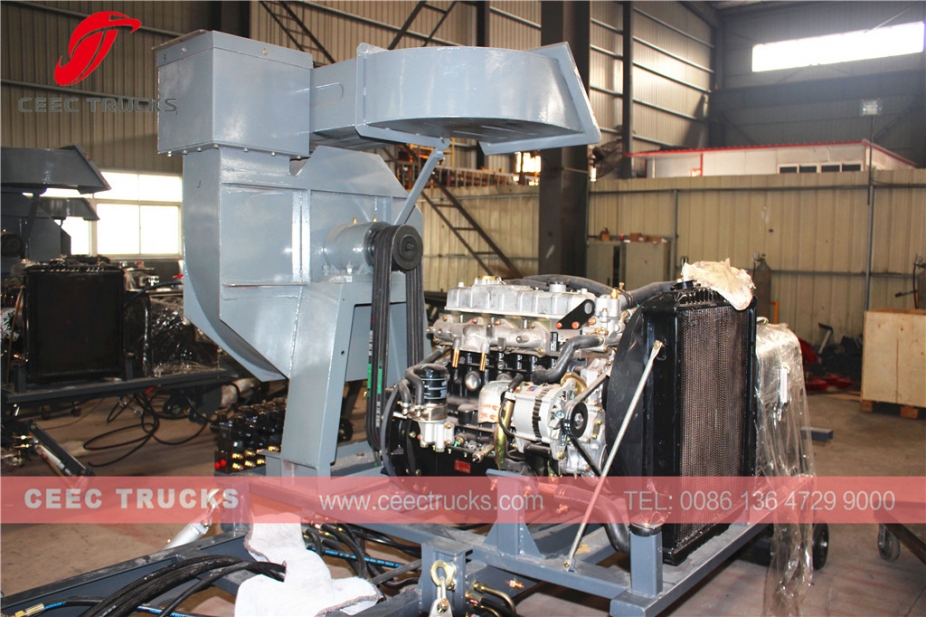 5000L Straßenkehrmaschine Aufbau