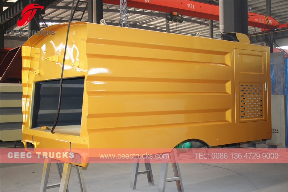 5000L Straßenkehrmaschine Aufbau