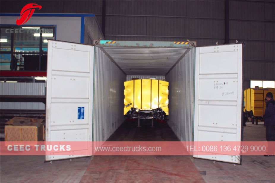 5000L Straßenkehrmaschine Aufbau