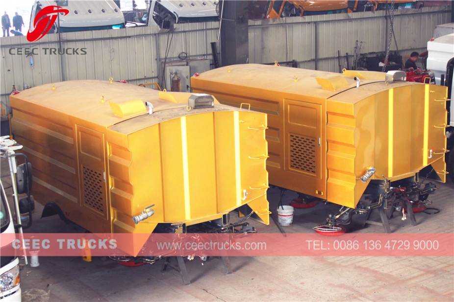 5000L Straßenkehrmaschine Aufbau