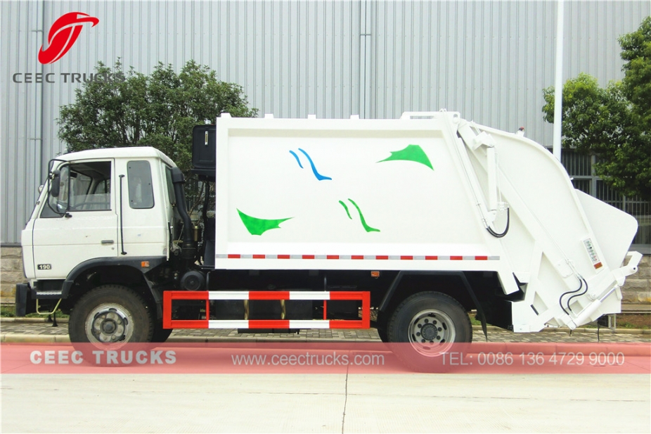 10 cbm Dongfeng garbage compactor truck