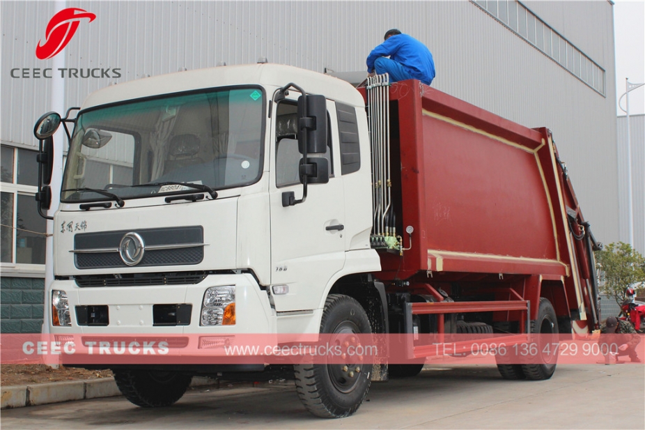 DongFeng 14 cubic meter garbage compactor truck