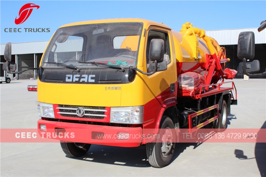 Dongfeng 4.000L Klärgruben-Saugpumpenwagen