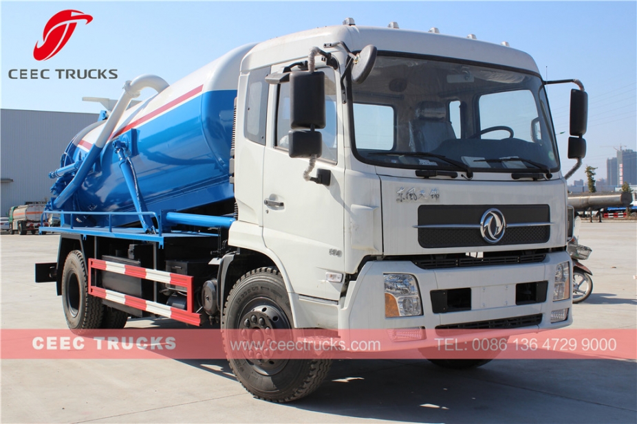 Dongfeng 10.000L Vakuum-Abwasserwagen