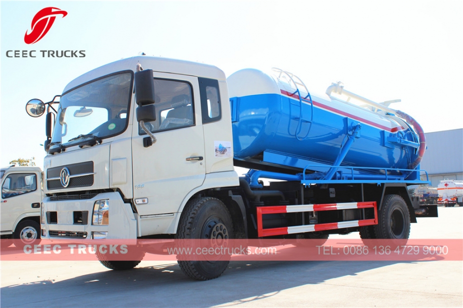 Dongfeng 10.000L Vakuum-Abwasserwagen