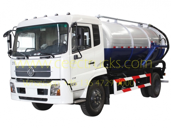 Dongfeng 10,000L vacuum tank truck – CEEC Trucks