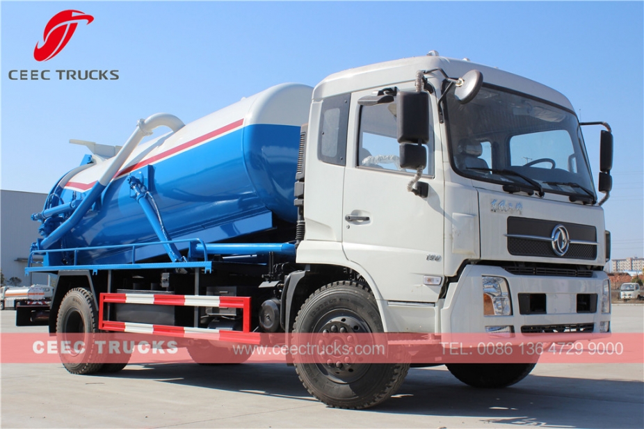 Dongfeng 10.000L Vakuum-Abwasserwagen