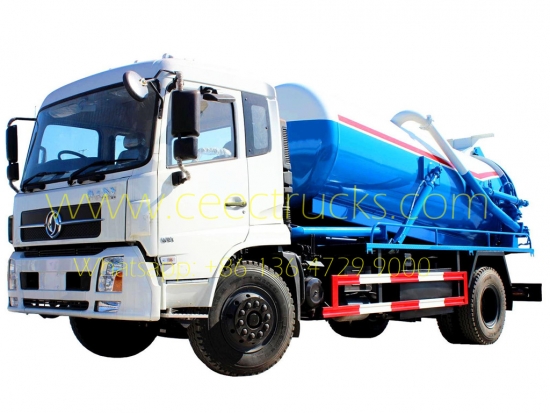 Dongfeng 10,000L vacuum sewer truck – CEEC Trucks