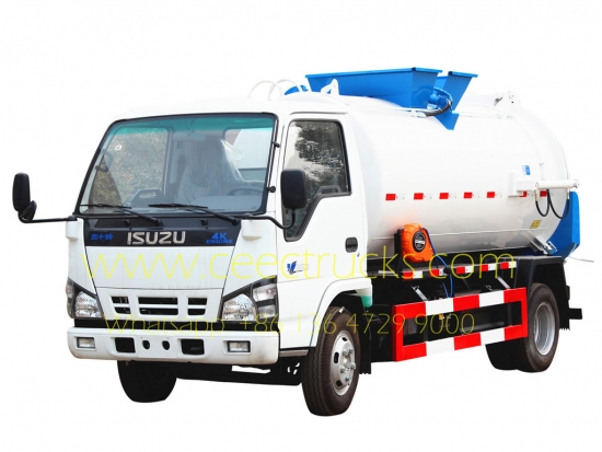 ISUZU 4,000L Kitchen garbage tanker truck – CEEC Trucks