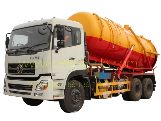 Dongfeng 16CBM vacuum sewage suction tanker truck – CEEC Trucks