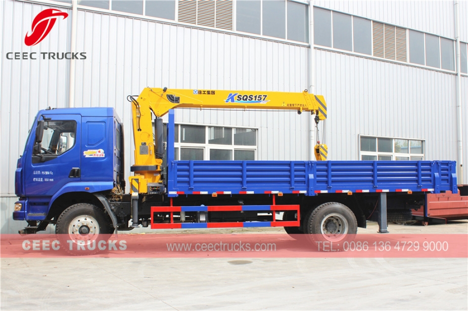 DONGFENG 6.3T boom crane trucks for sale