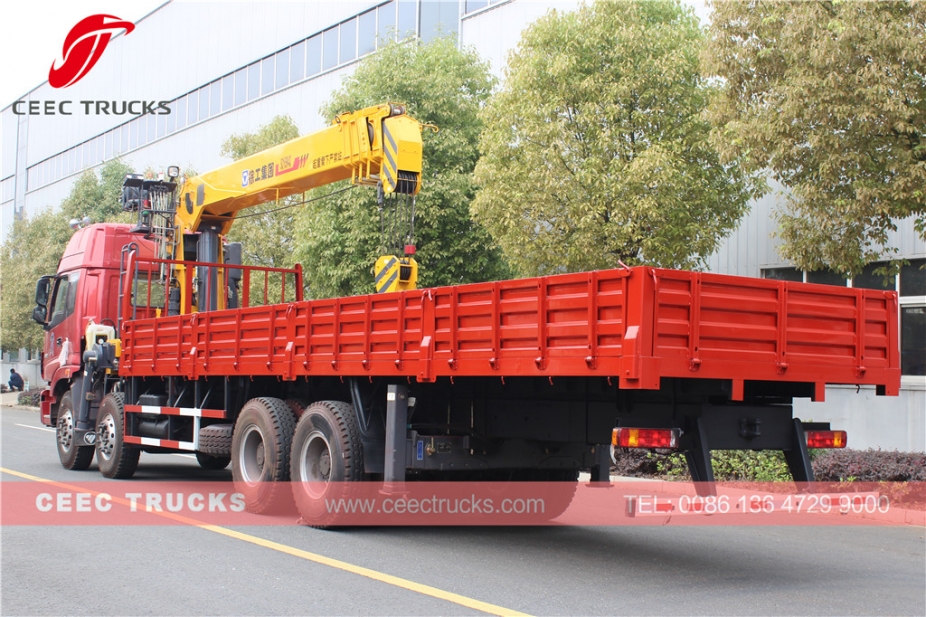 FOTON 16T mobile boom crane lorry truck