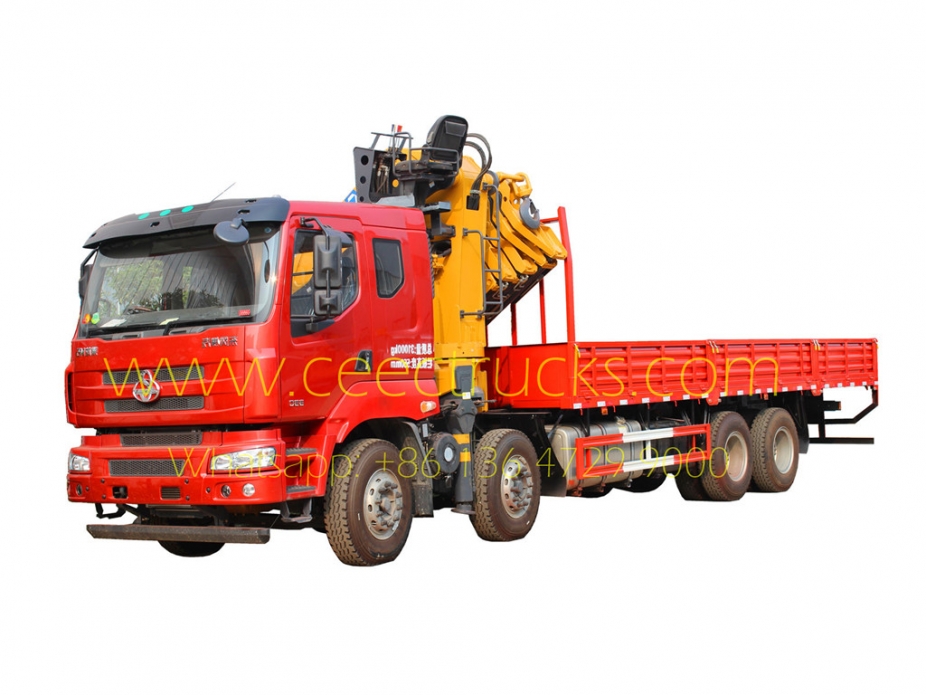 25 T knuckle boom crane truck dongfeng – CEEC Trucks