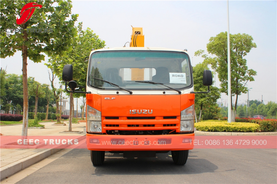 ISUZU 5 T truck mounted crane for sale