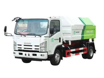 ISUZU 8cbm hook loader truck