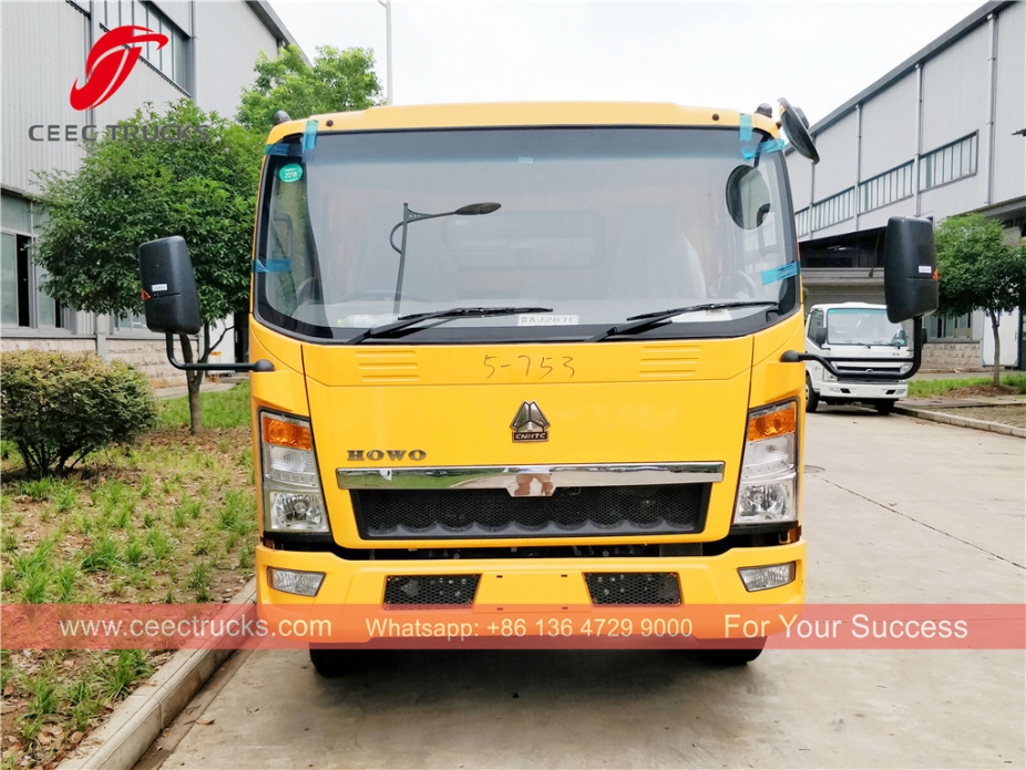 HOWO 8cbm RHD-Verdichter-LKW