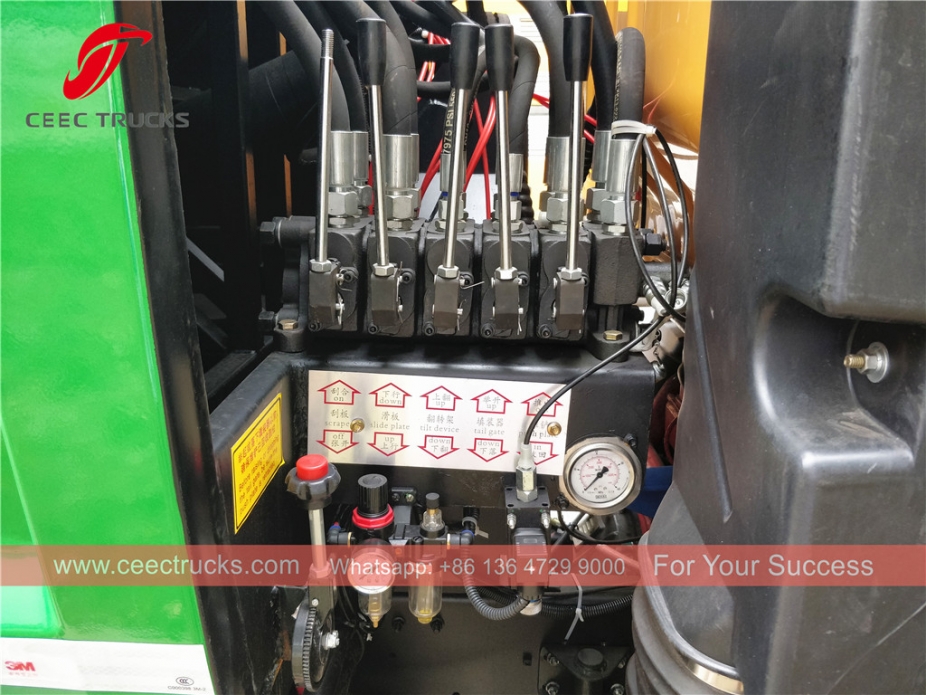 HOWO 8cbm RHD-Verdichter-LKW