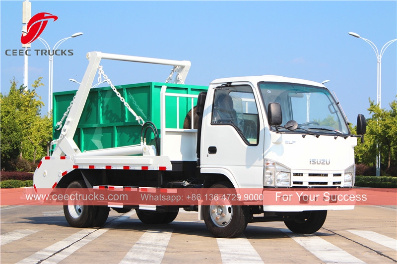 ISUZU 6cbm skip refuse garbage truck