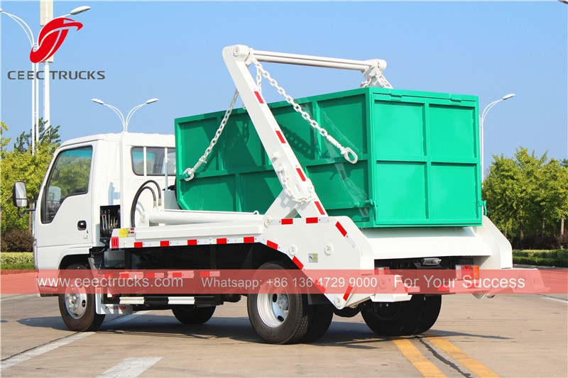 ISUZU 6cbm skip refuse garbage truck