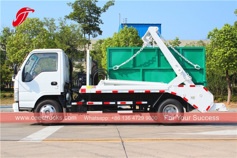 ISUZU 6cbm skip refuse garbage truck