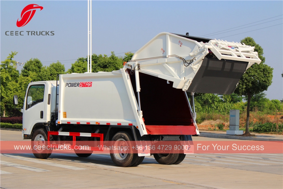 ISUZU 8cbm garbage compactor truck