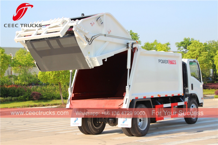 ISUZU 8cbm garbage compactor truck