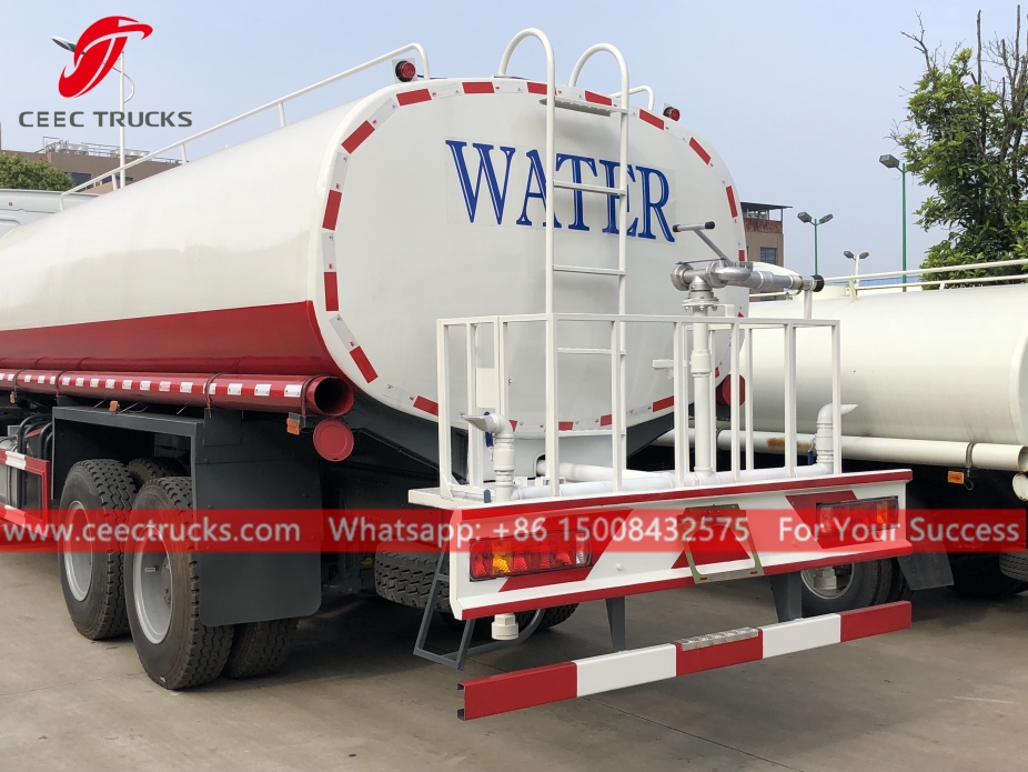 HOWO 20,000 liters water tanker truck for sale