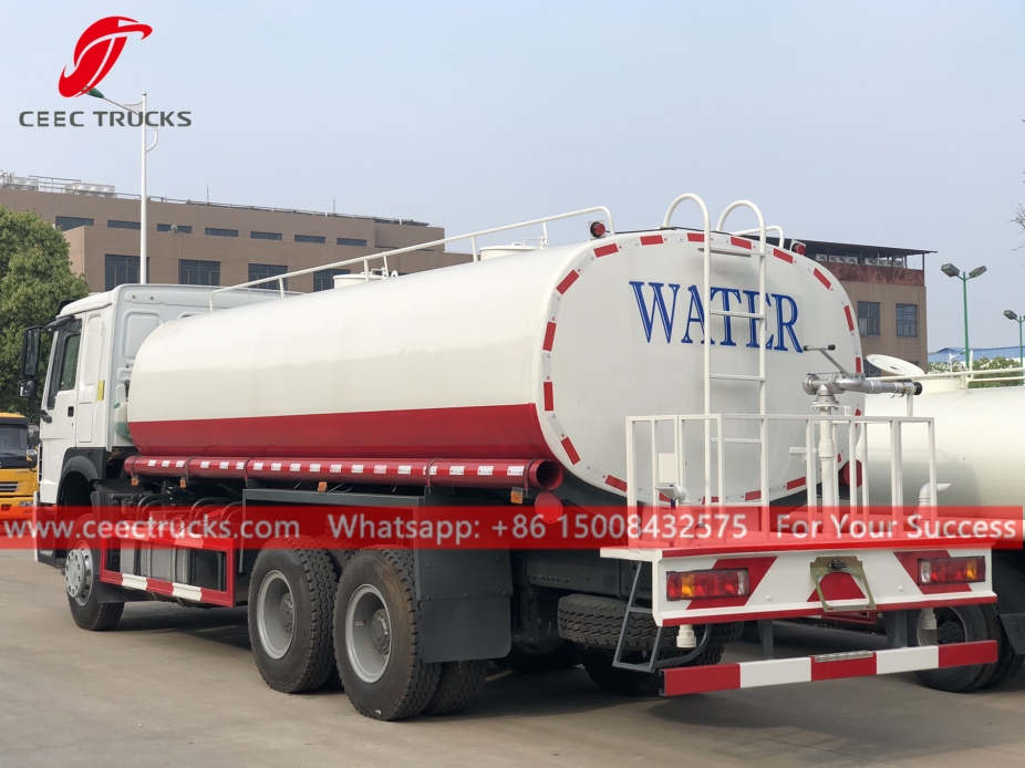 HOWO 20,000 liters water tanker truck for sale