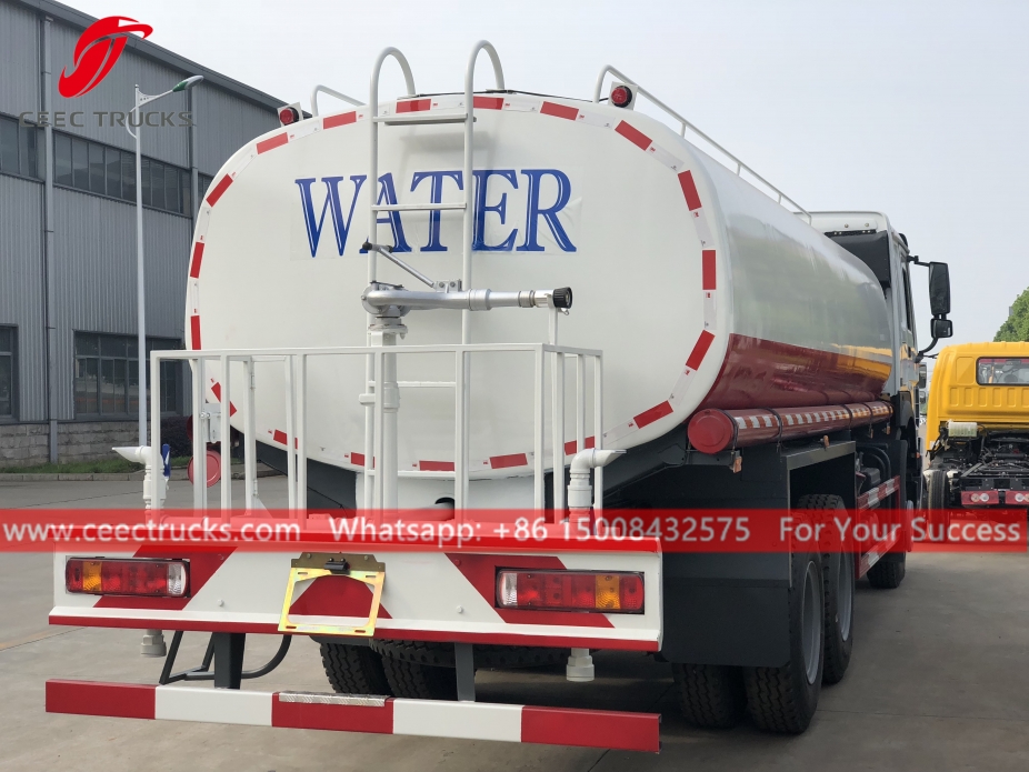 HOWO 20,000 liters water tanker truck for sale