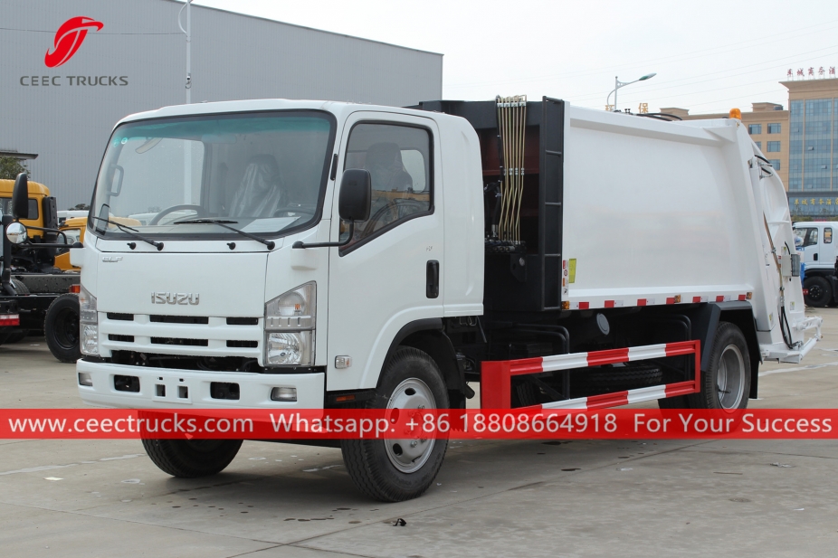 ISUZU 8cbm garbage compactor truck