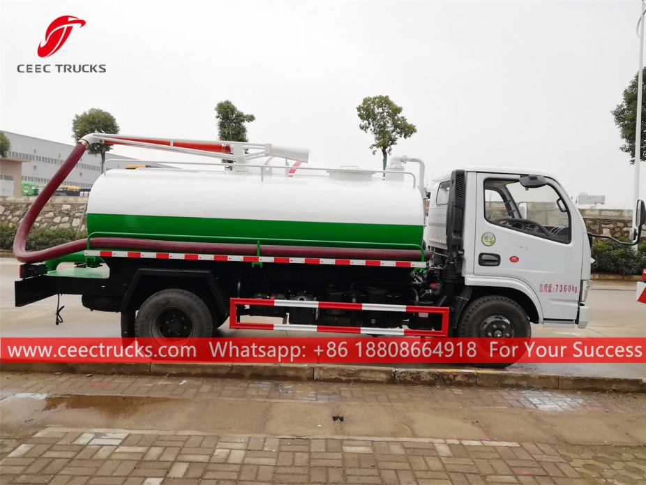 4.000 Liter Saugtanker DongFeng