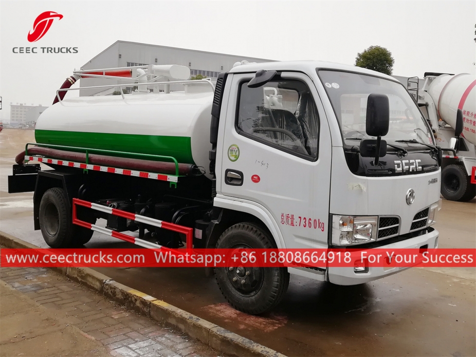 4.000 Liter Saugtanker DongFeng