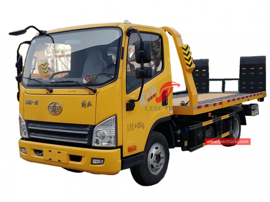 4x2 Low Flat Bed Truck FAW – CEEC Trucks