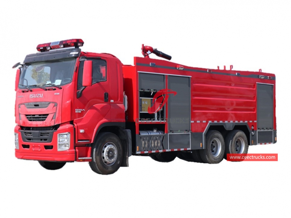 10,000L Dry Powder Fire Truck – CEEC Trucks