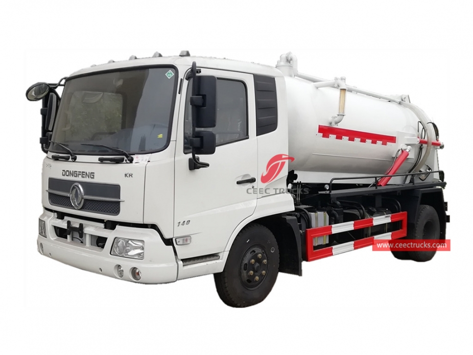 8.000 Liter Abwasser-Saugtankwagen DONGFENG