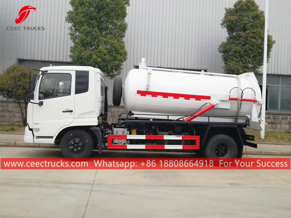 8.000 Liter Abwasser-Saugtankwagen DONGFENG