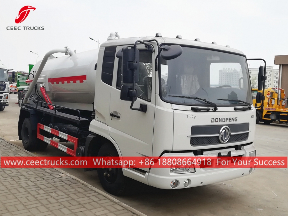 8.000 Liter Abwasser-Saugtankwagen DONGFENG