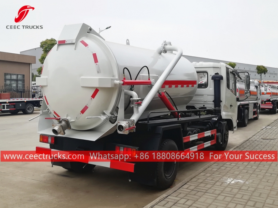 8.000 Liter Abwasser-Saugtankwagen DONGFENG