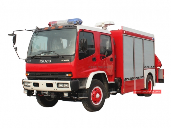 ISUZU FVR Rescue Truck With Crane – CEEC Trucks