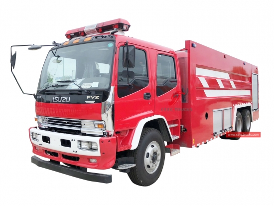 ISUZU 12CBM Water-foam Fire Truck – CEEC Trucks