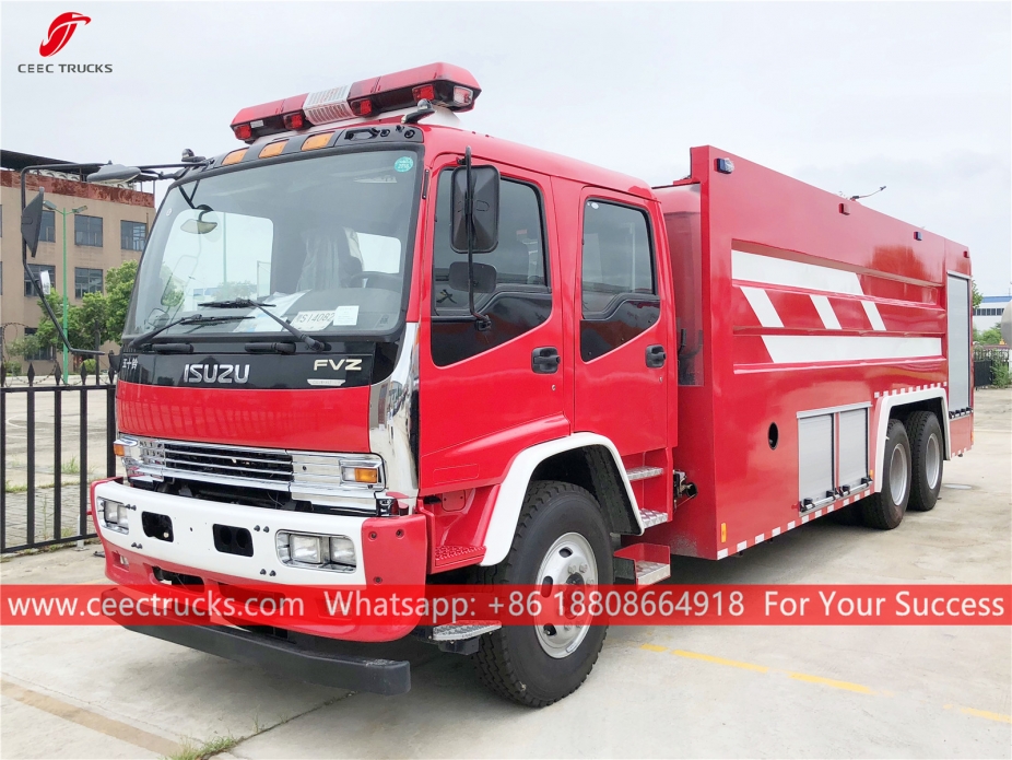 ISUZU 12CBM Wasserschaum-Feuerwehrauto