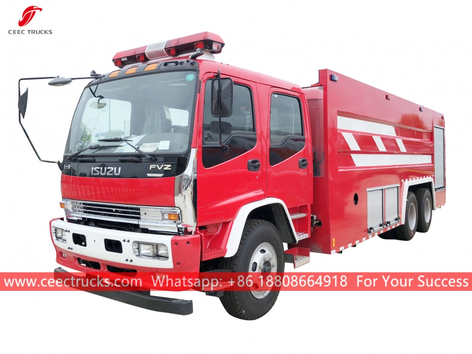 ISUZU 12CBM Wasserschaum-Feuerwehrauto