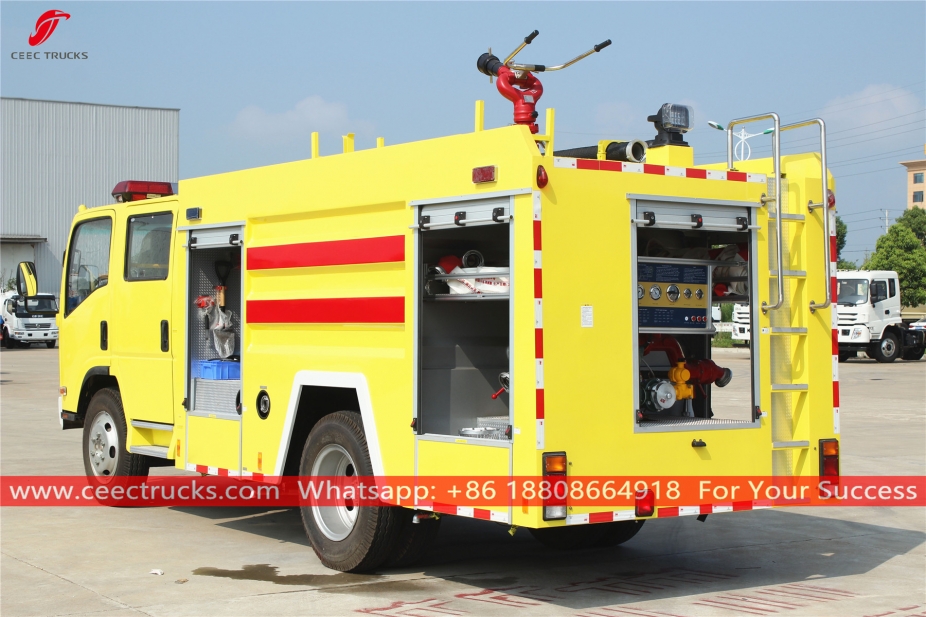 ISUZU 4+1CBM Wasserschaum-Feuerlöschfahrzeug