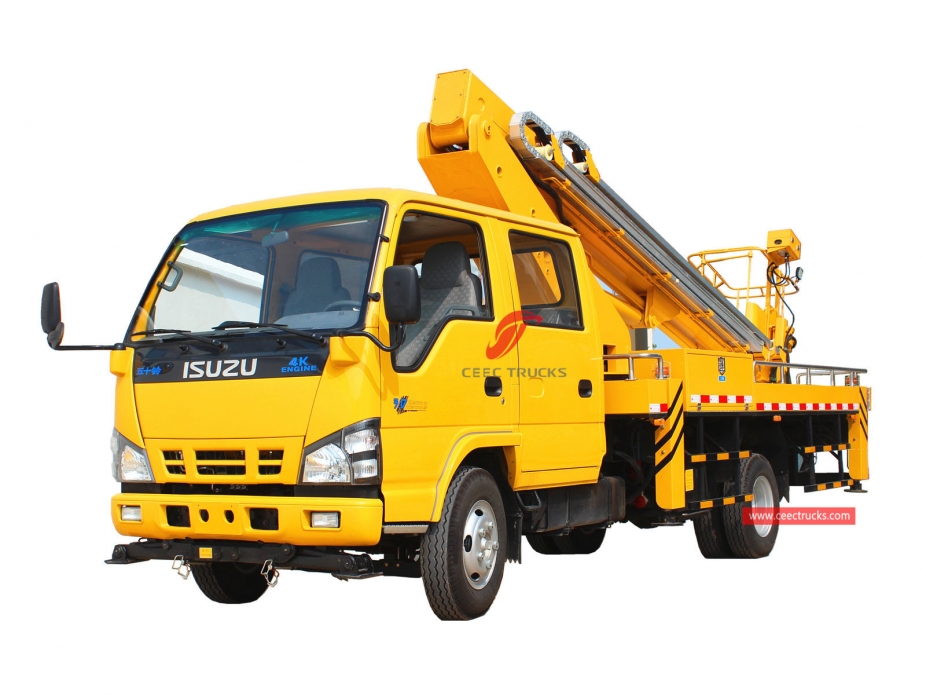 ISUZU 20m Telescopic Boom Truck – CEEC Trucks