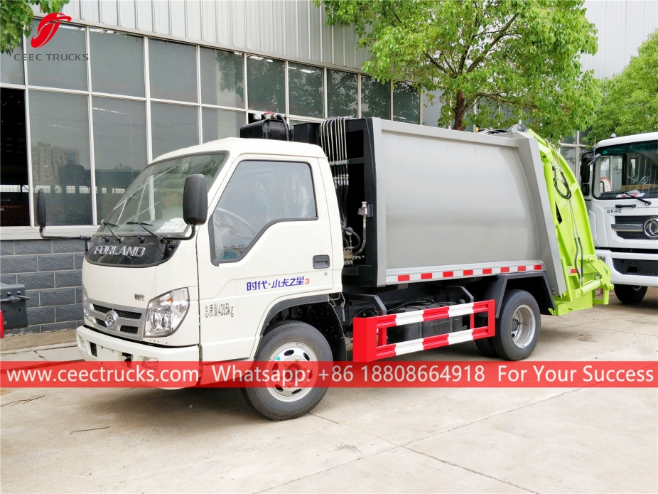 FOTON 4000Liters waste compactor truck