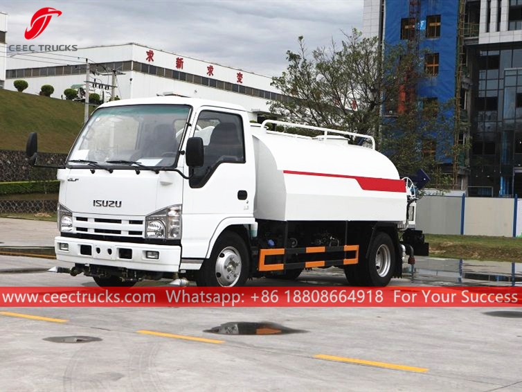 ISUZU 4CBM Wasserwerfer mit Hochdruckschlauch