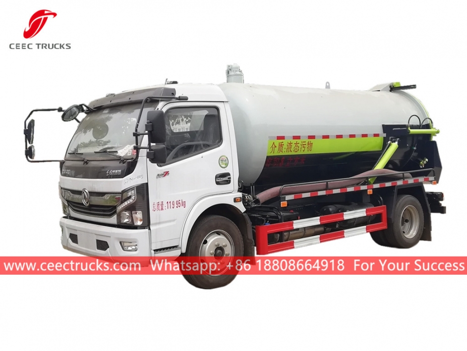 8.000 Liter Vakuum-Abwassersaugwagen DONGFENG