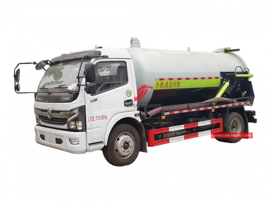 8.000 Liter Vakuum-Abwassersaugwagen DONGFENG